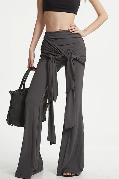 Strappy Flared Pants