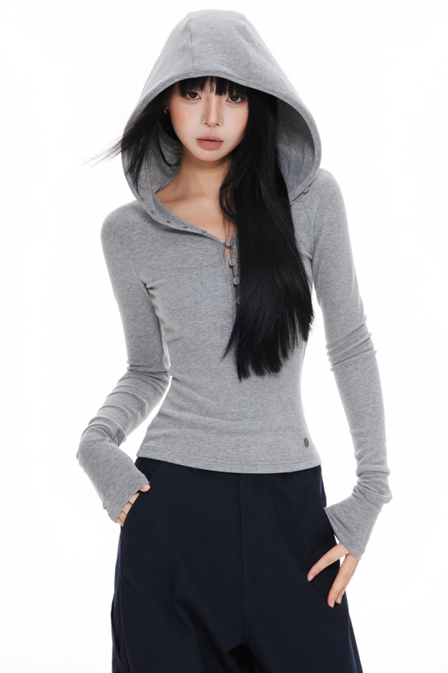 Knitted Long Sleeve T-Shirt