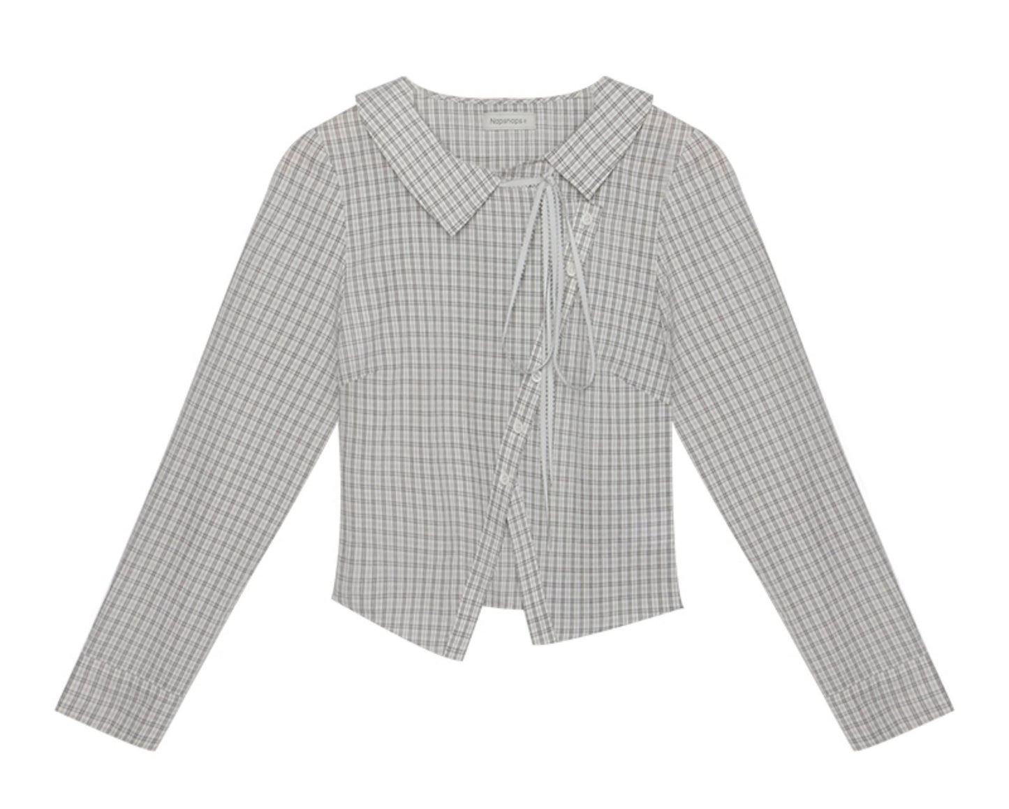 Korean Style Grid Mini Skirt Set-Up