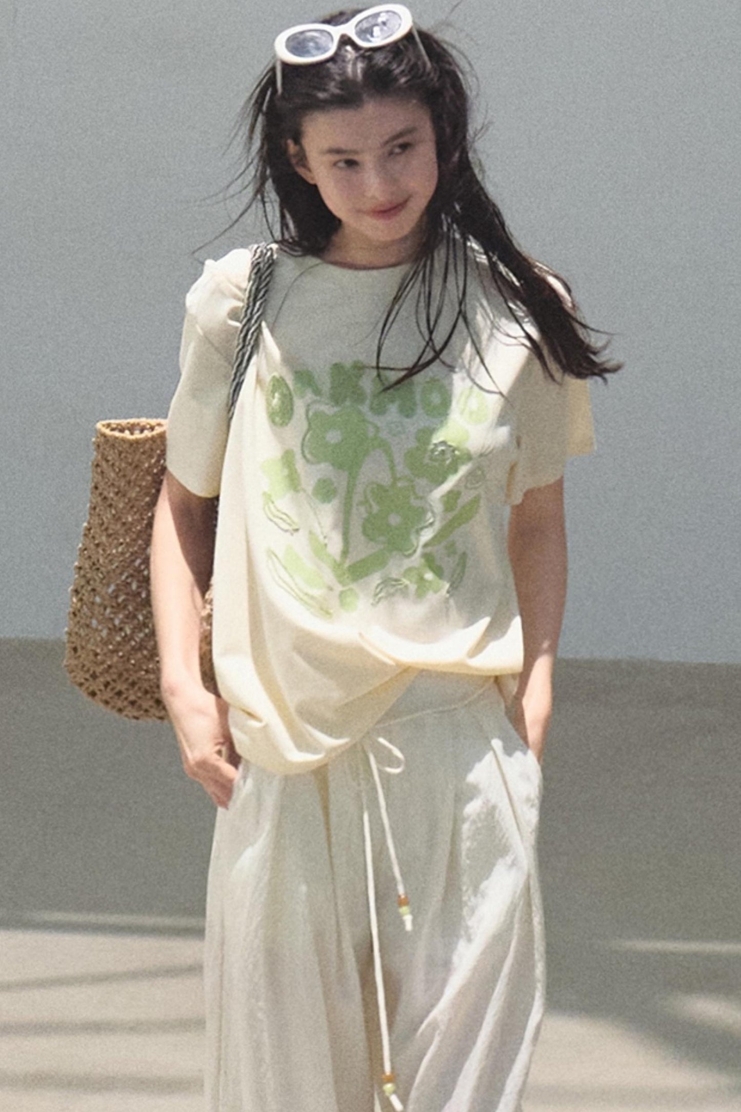 Count Her Flowers Cool Loose T-Shirt