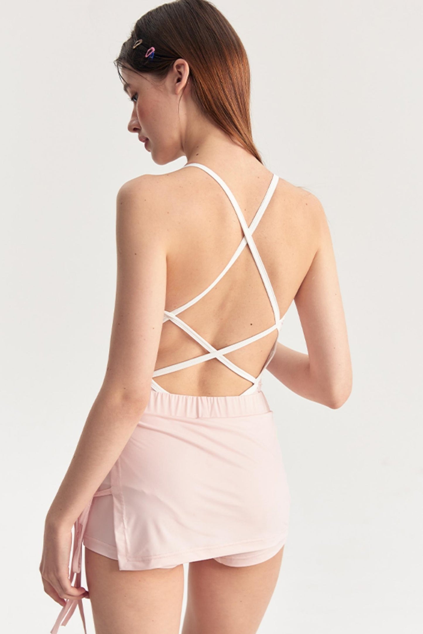 Nap Split Swimsuit Womens Swimming Set-Up