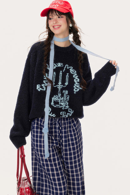 Winter Jacquard Crew Sweater