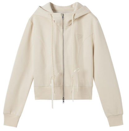 Elegant Hooded Cardigan