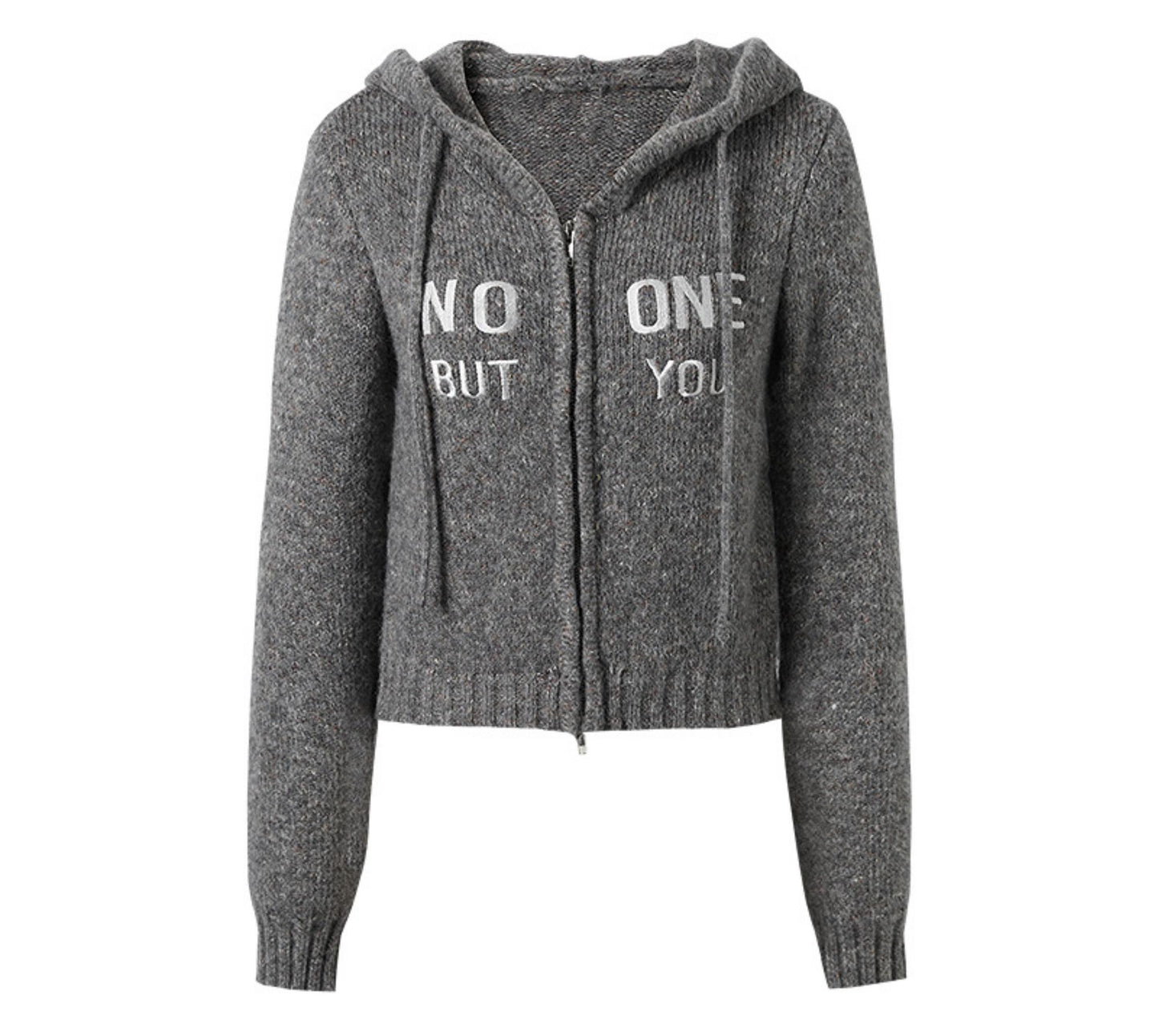 Vintage Knit Hooded Sweater