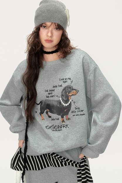 High-Waisted Loose Flared Slacks Set-Up