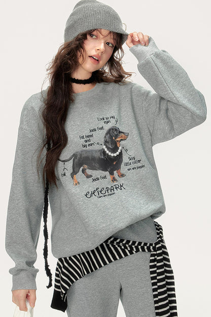 High-Waisted Loose Flared Slacks Set-Up