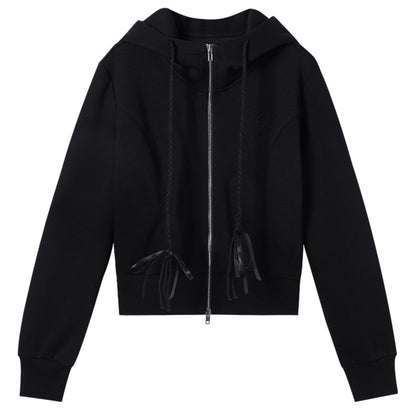 Elegant Hooded Cardigan