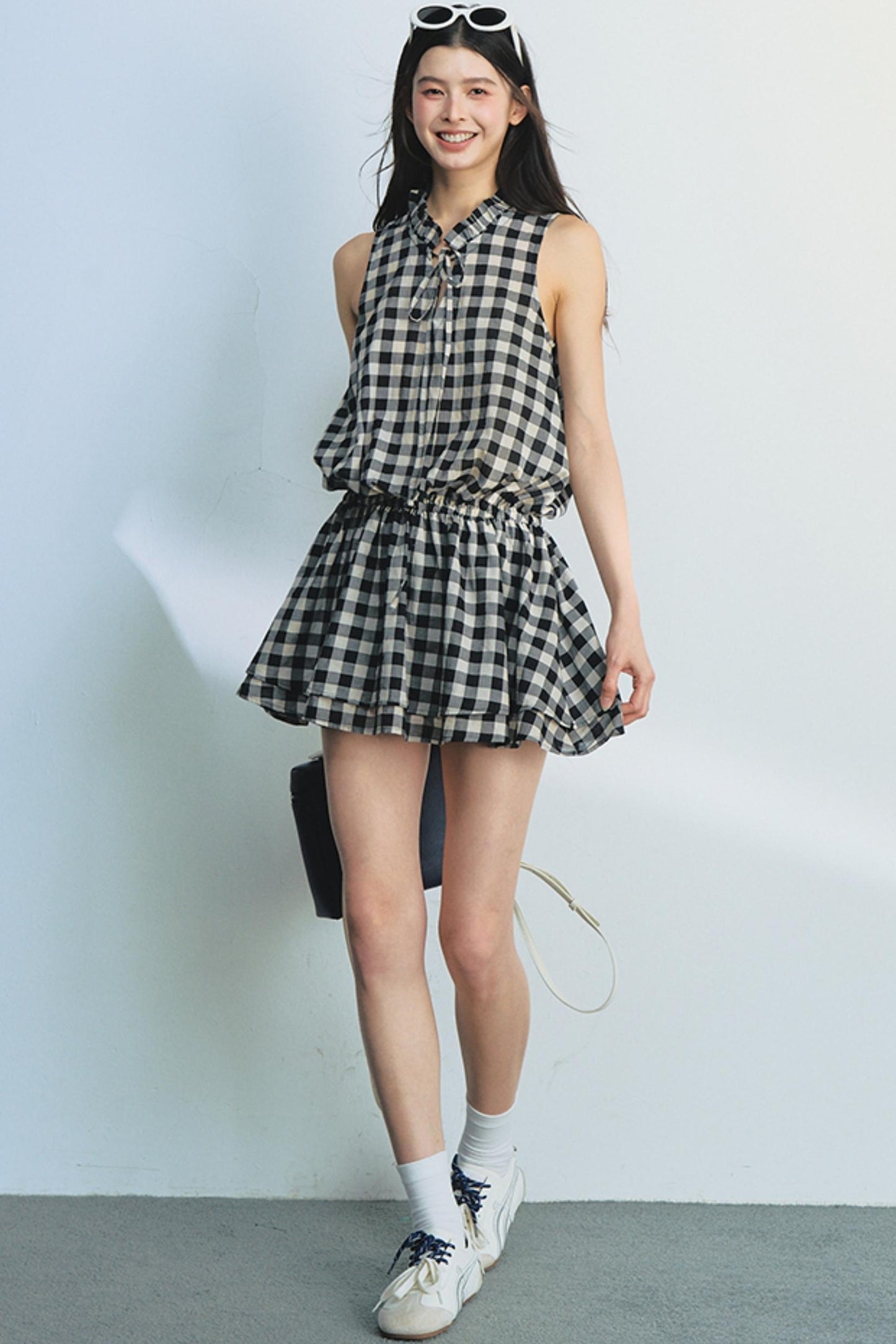 Plaid Mullet Dress