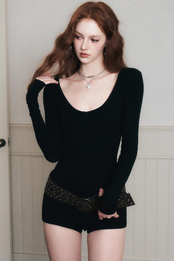 Sweet Spicy Knitted Jumpsuit