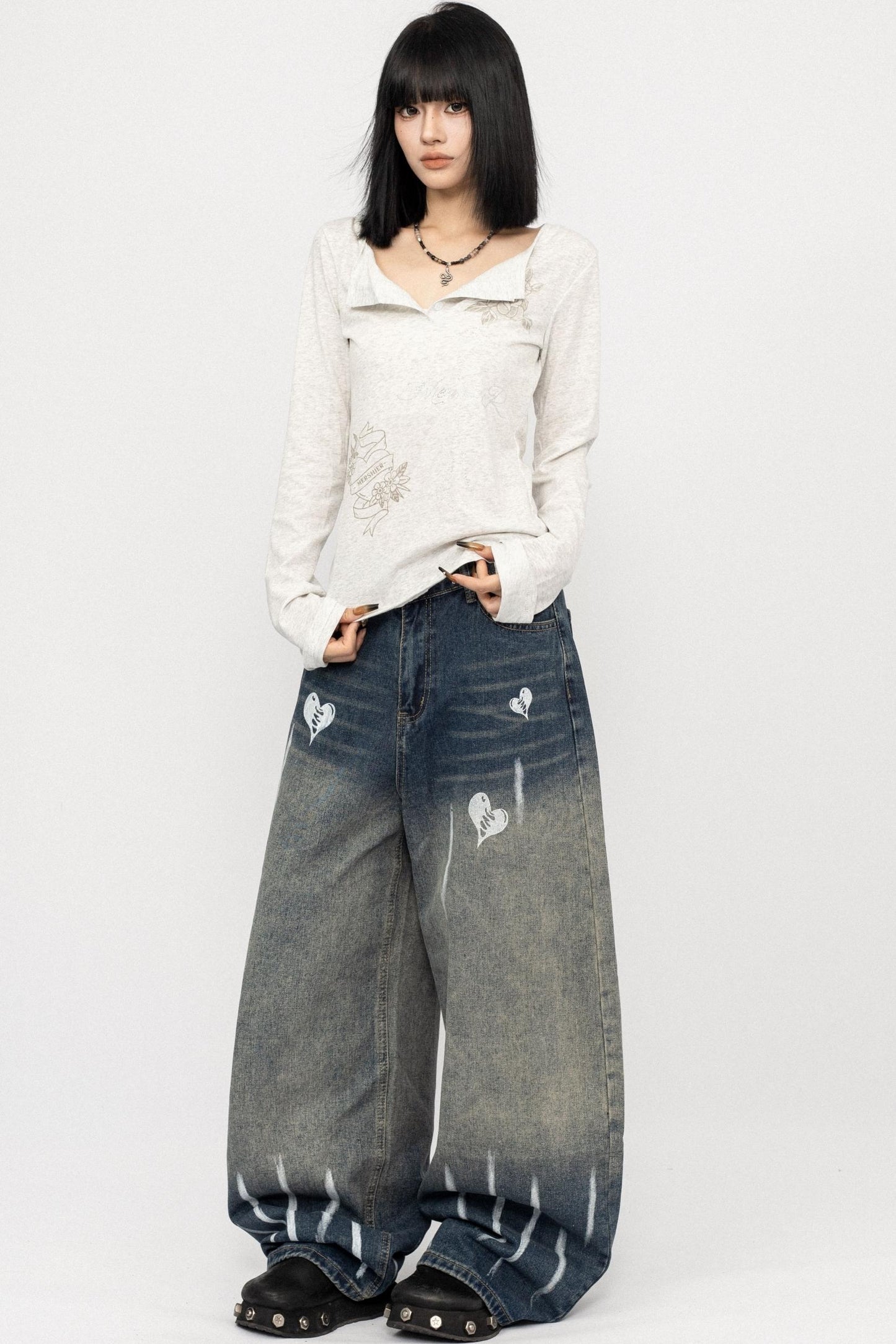 Autumn Retro Long Sleeve Tee