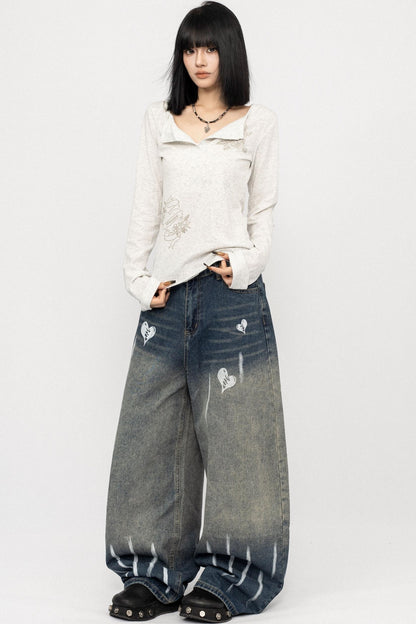 Autumn Retro Long Sleeve Tee