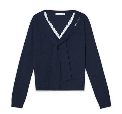 Luxe Patchwork Knit Sweater