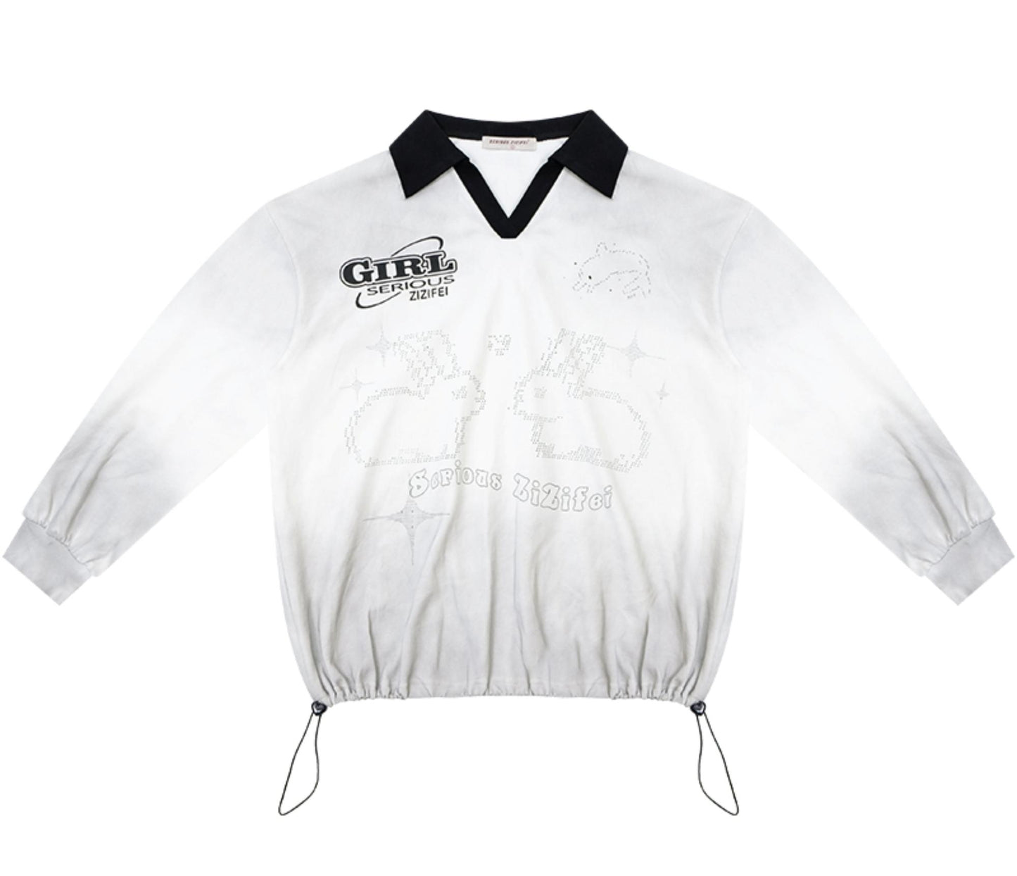 Rabbit Print Sporty Sweatshirt