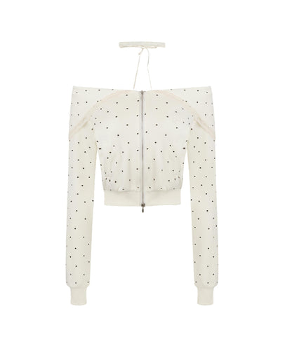 Short Hoodie Cardigan Set-Up