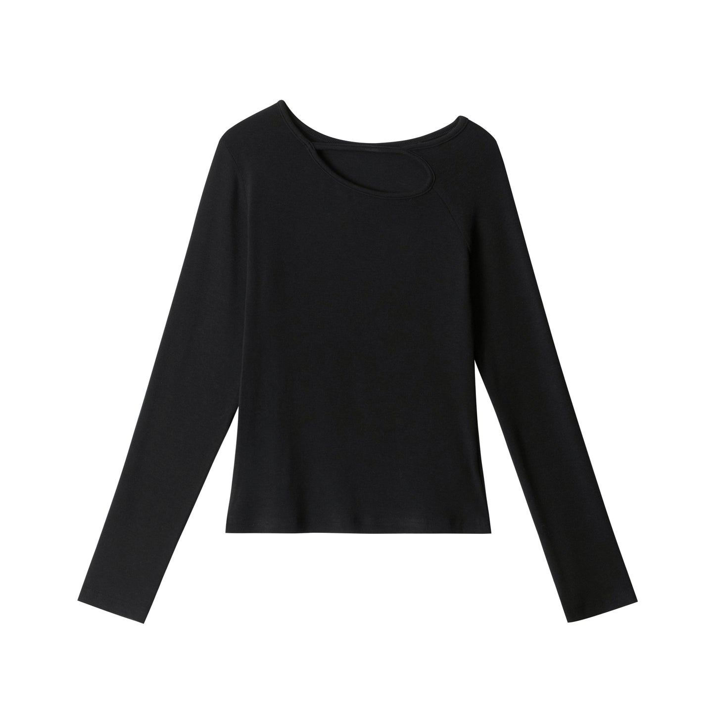 Retro Black Slim Top