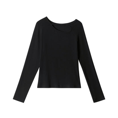 Retro Black Slim Top