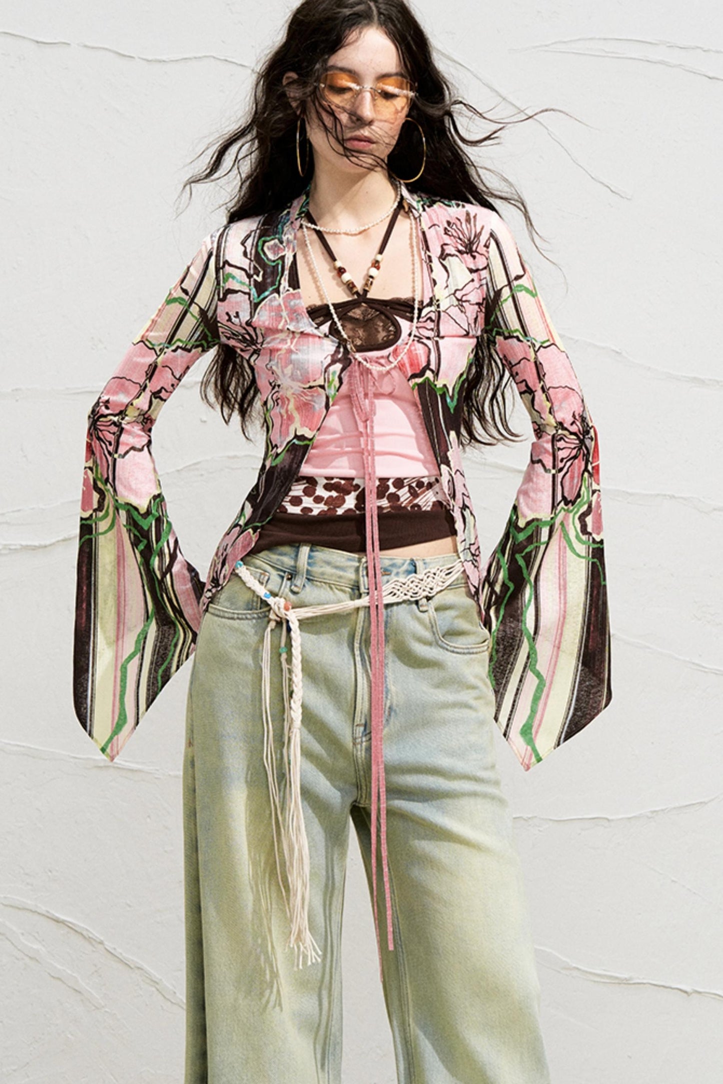 Color-Blocked Two-Piece Dress Set