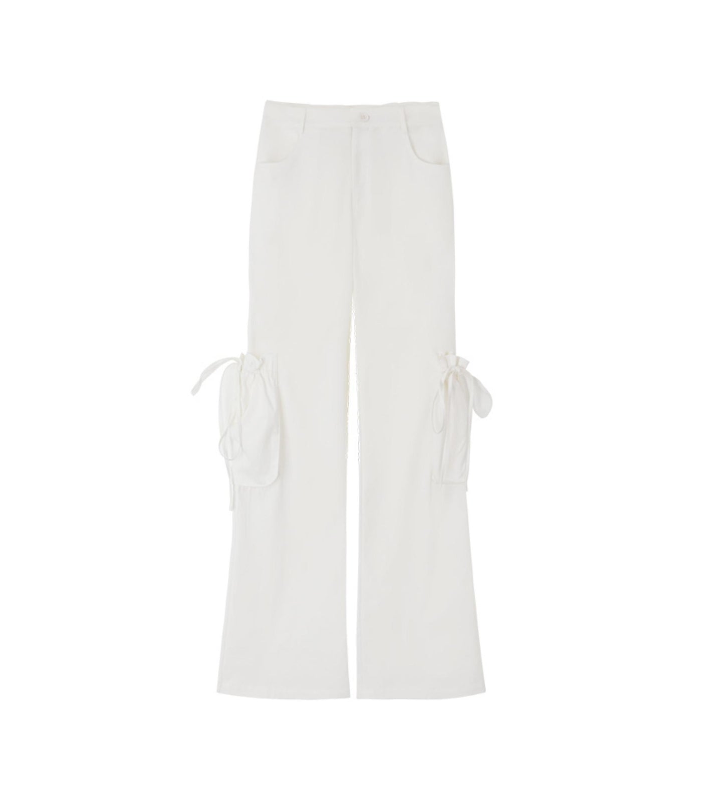 Lace-Trimmed Womens Pants