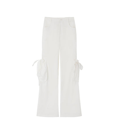 Lace-Trimmed Womens Pants