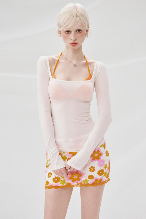 Spice Sheer Corset Top Set-Up