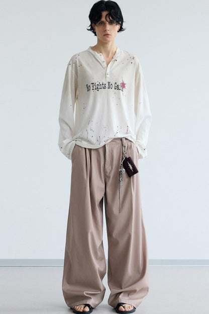 Vintage Striped Wide Leg Trouser Pants