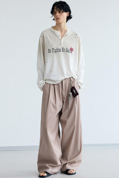 Vintage Striped Wide Leg Trouser Pants