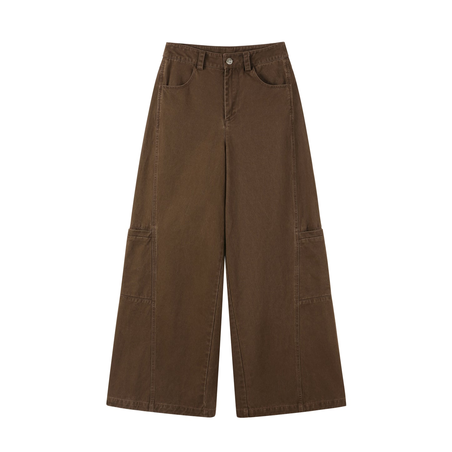 Fur Patchwork Coat And Pants Set-Up