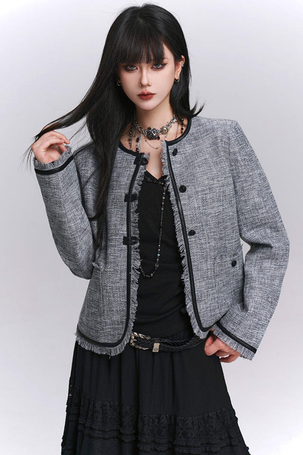 Good-Looking Gray Fragrant Jacket