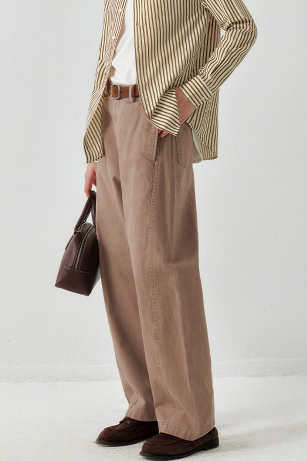 Flutter Belt High-Waisted Machete Pants