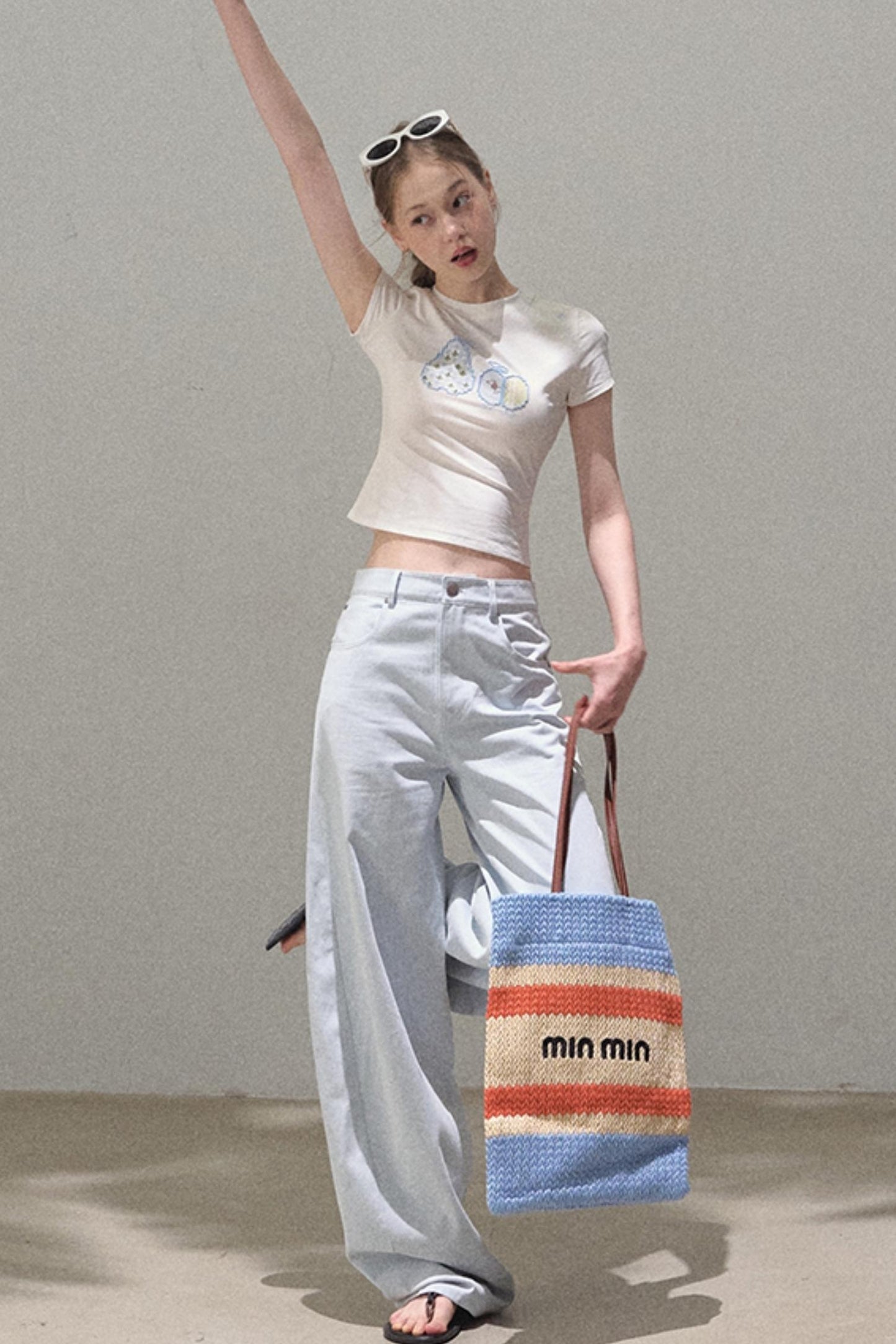 Vintage Rhinestone Halo Jeans