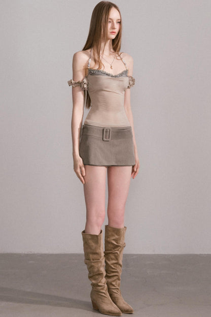 Summer A-Line Mini Skirt