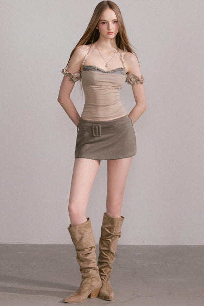 Summer A-Line Mini Skirt