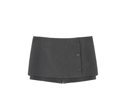Halter Button Skirt