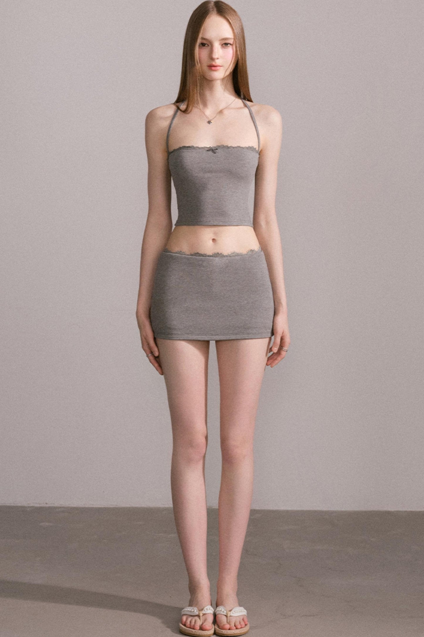 Summer Chic Two-Piece Halter Set-Up