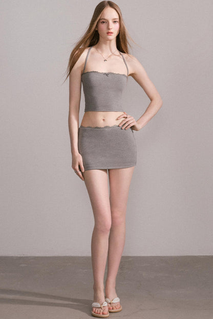 Summer Chic Two-Piece Halter Set-Up