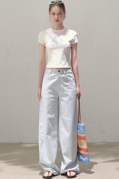 Vintage Rhinestone Halo Jeans