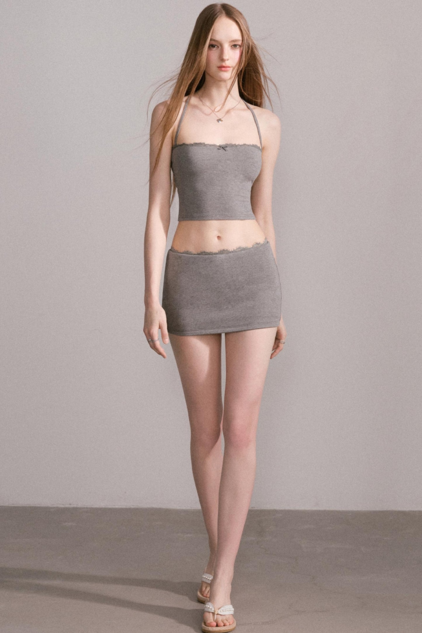 Summer Chic Two-Piece Halter Set-Up