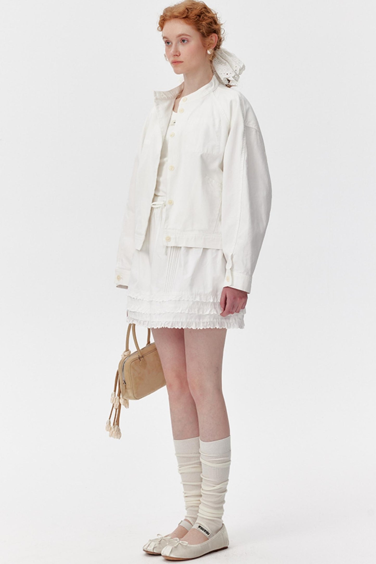 White Cargo Jacket