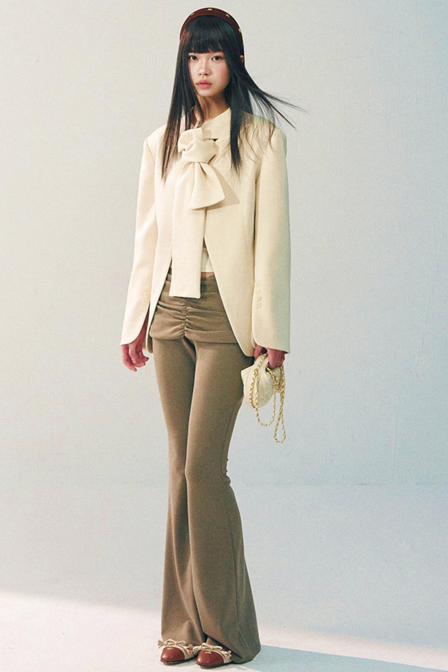 텐셀 울 보타이 블레이저