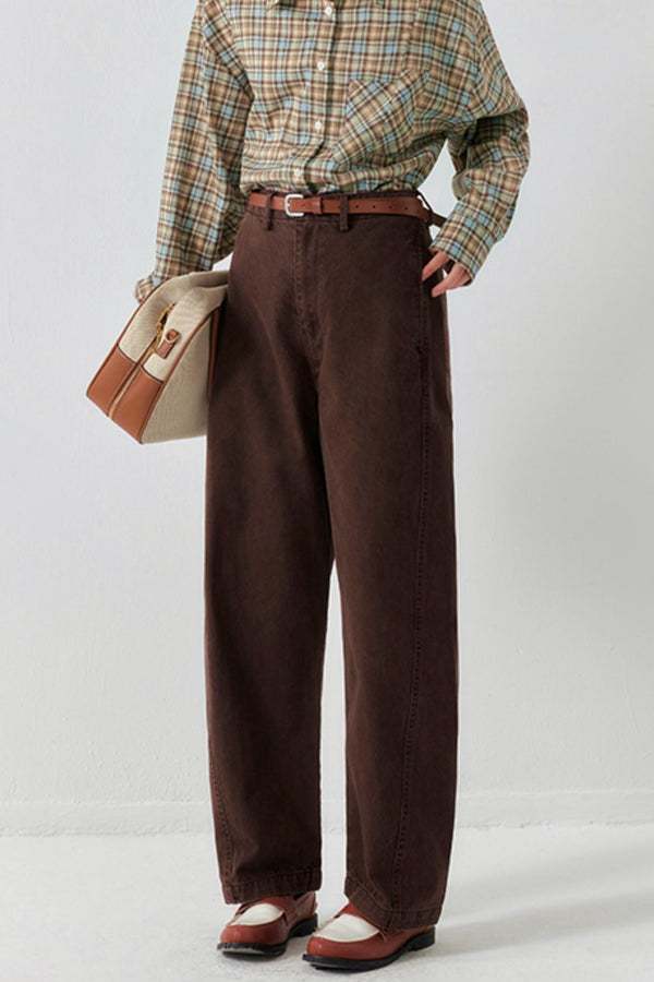 Flutter Belt High-Waisted Machete Pants