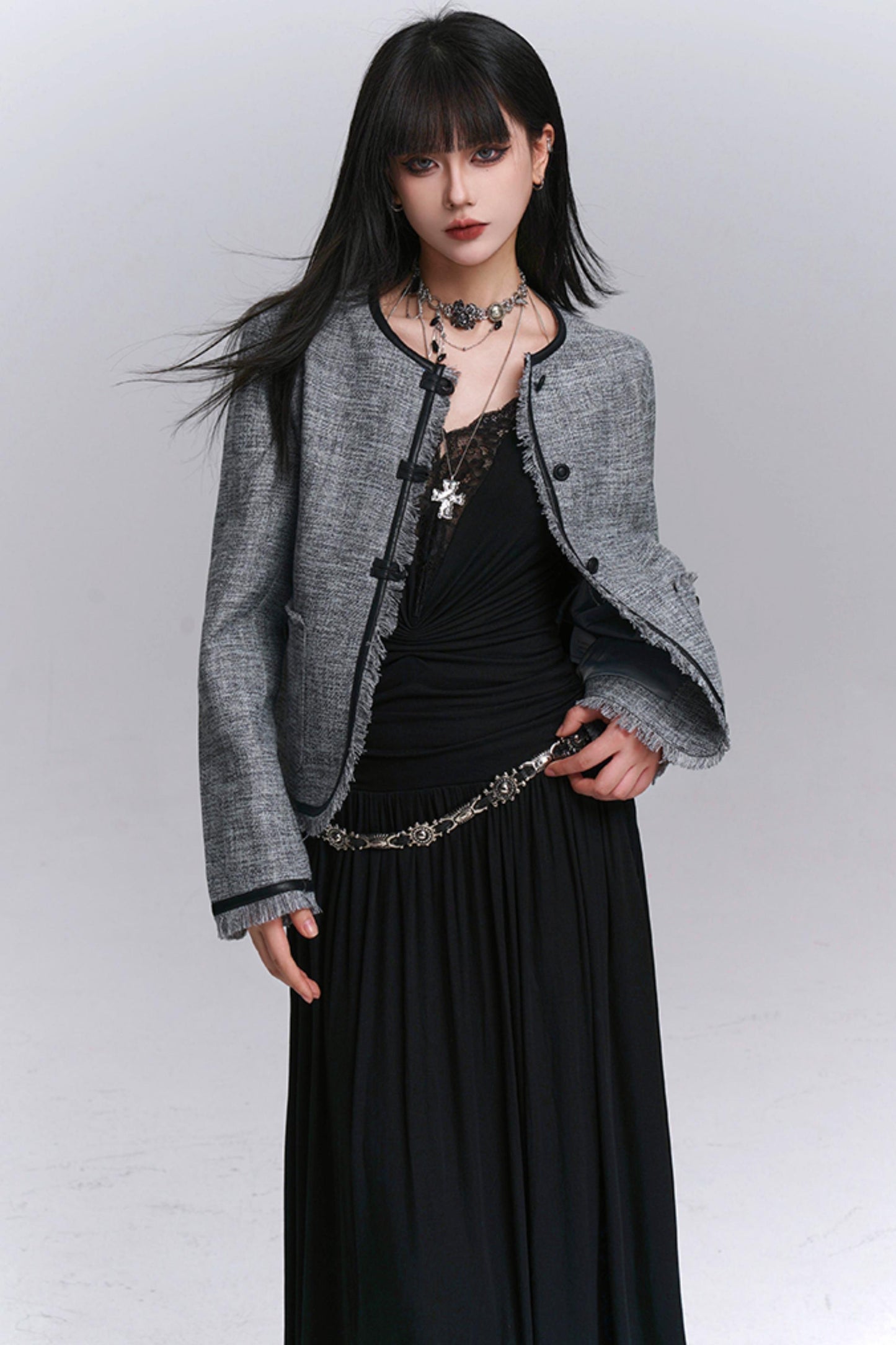 Good-Looking Gray Fragrant Jacket