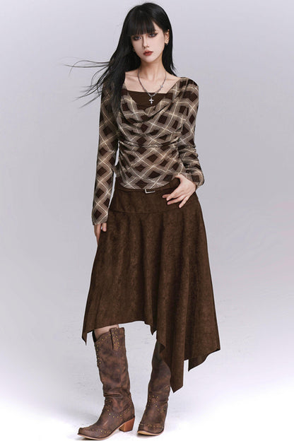 Autumn Suede Skirt