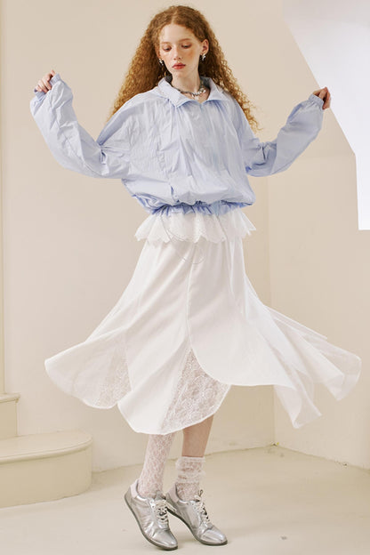 Summer Lace Fishtail Skirt