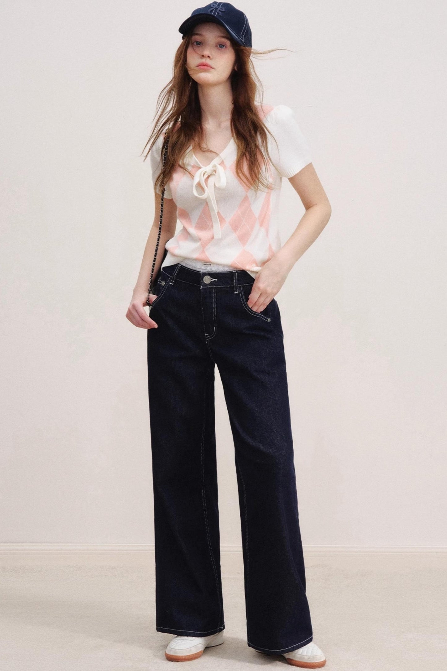 Romantic Lace Wide-Leg Jeans