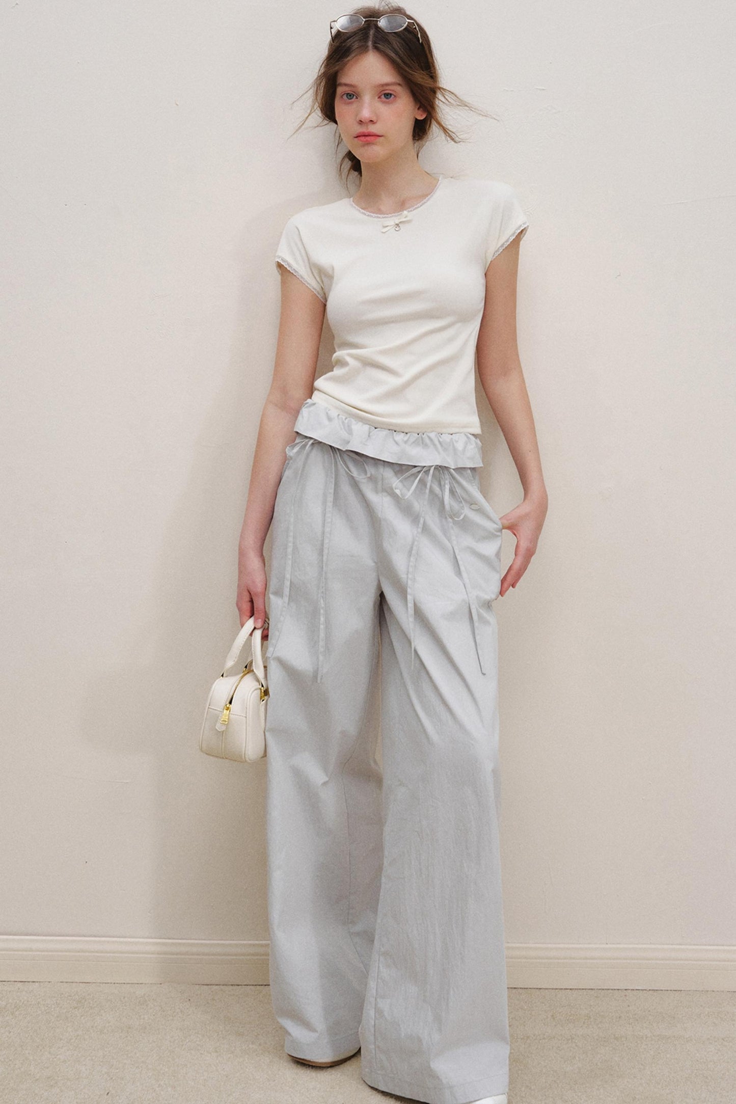 Bow Tie Casual Pants