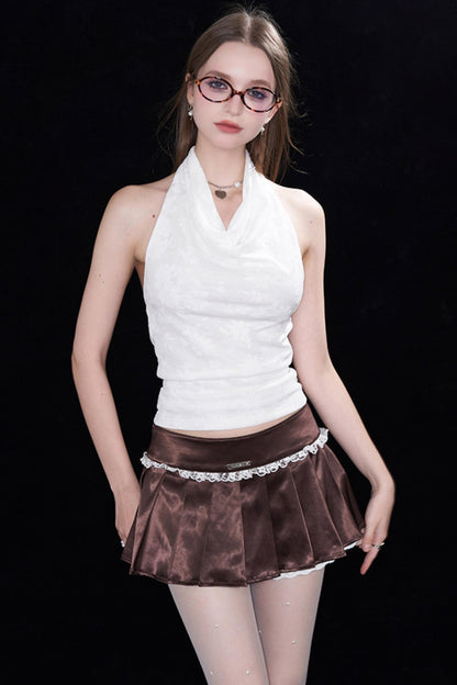 Sunset Lace Mini Skirt