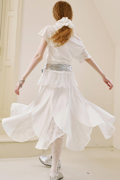 Summer Lace Fishtail Skirt