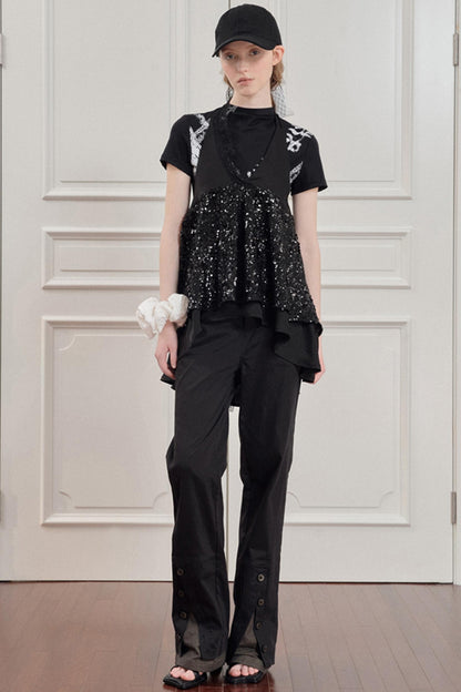 Nightshade Black Work Trousers