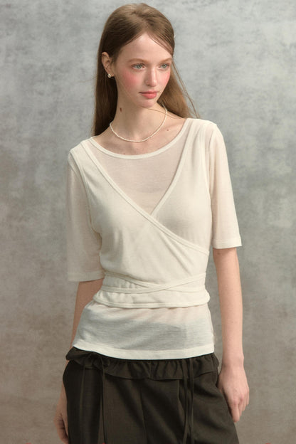 Niche V-Neck Slimming Tee