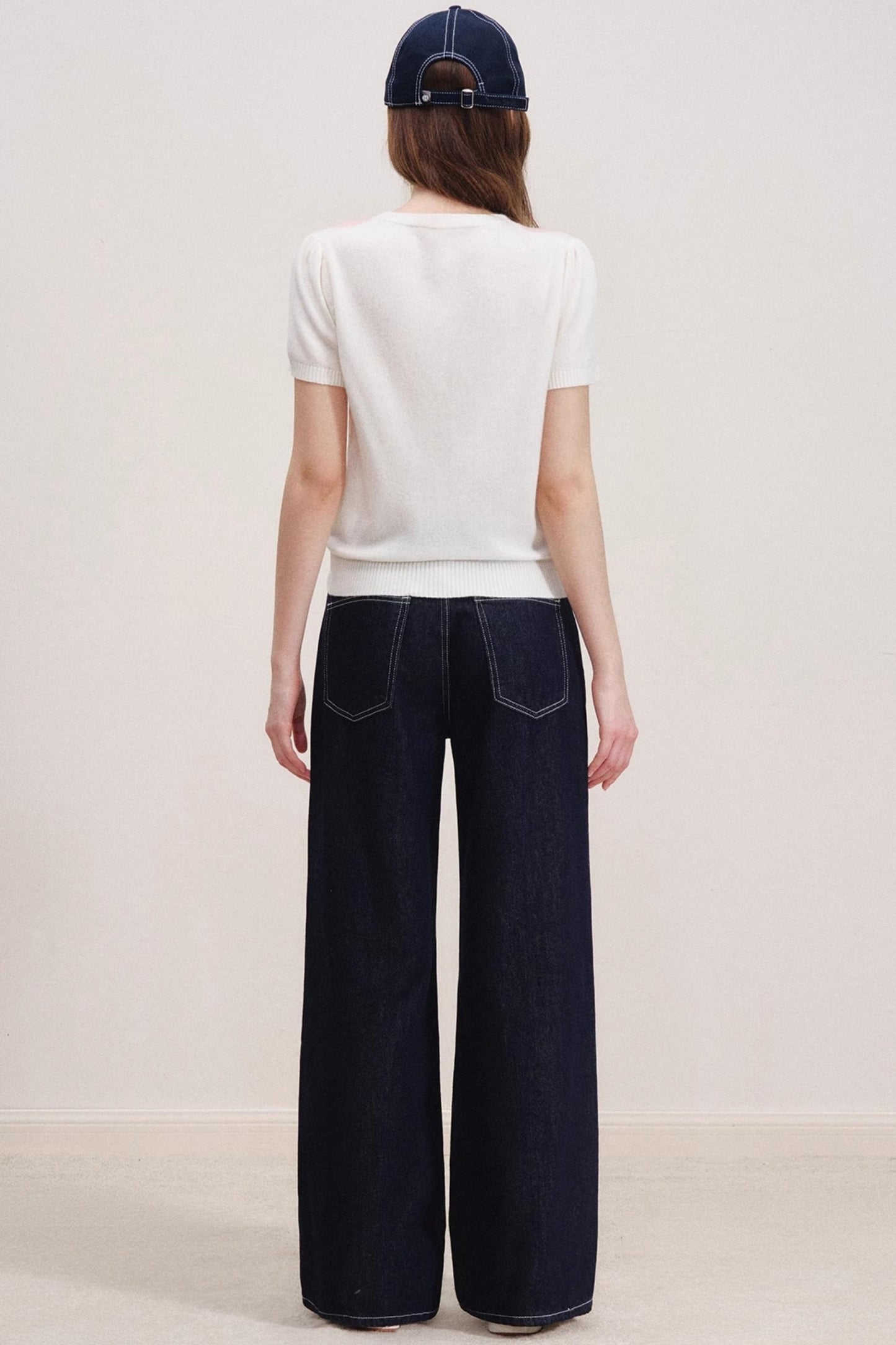 Romantic Lace Wide-Leg Jeans